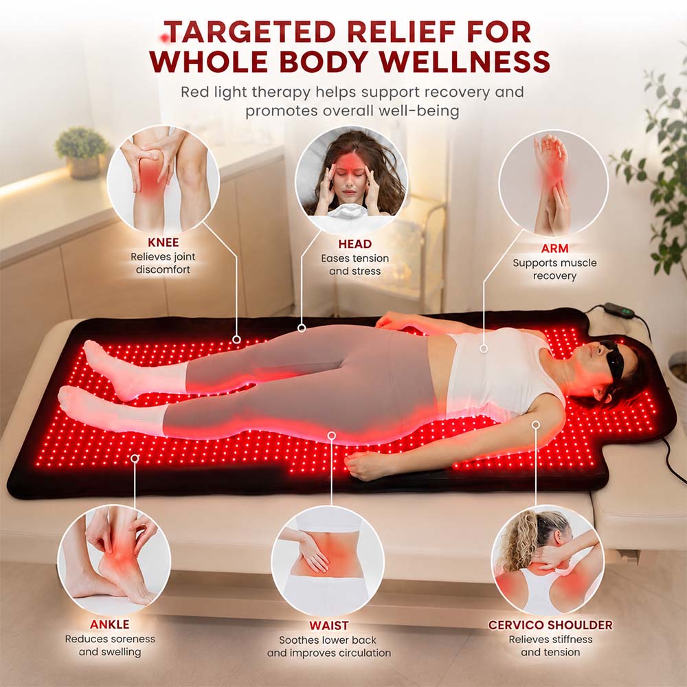 XHMRT00003 Smart Red Light SPA Blanket for Full-Body Light Therapy