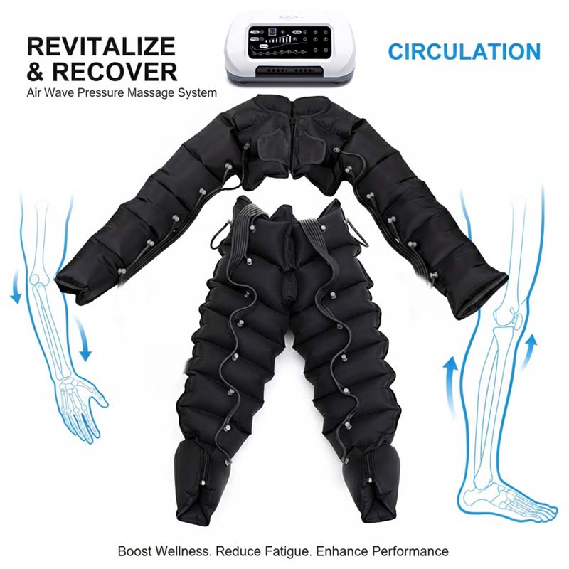 VU-IPC06 8-Chamber Full-Body Lymphatic Drainage Compression Massage Machine