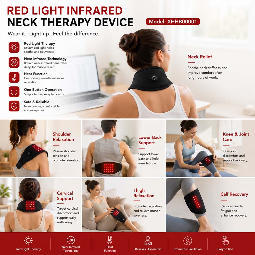 Dual-Action Care: Heat Therapy & Light Therapy