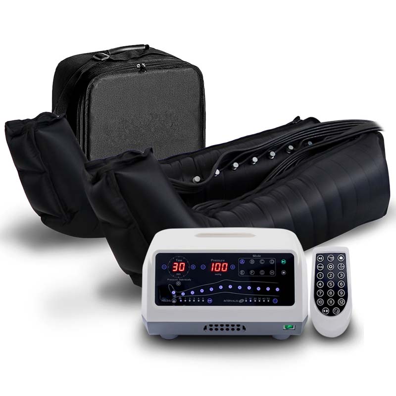 VU-IPC12 12 Chamber Air Compression Massage Boots for Leg Recovery