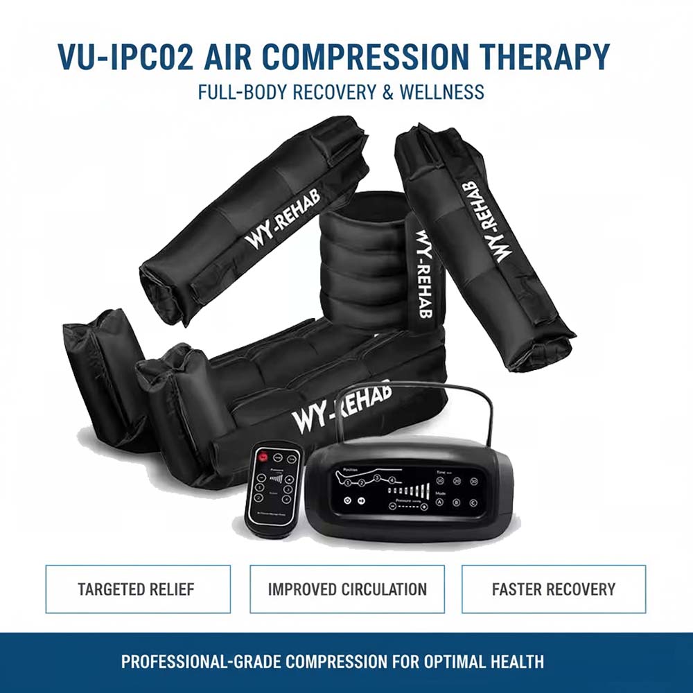 CE MDR Certified 4-Chamber Air Compression Therapy System