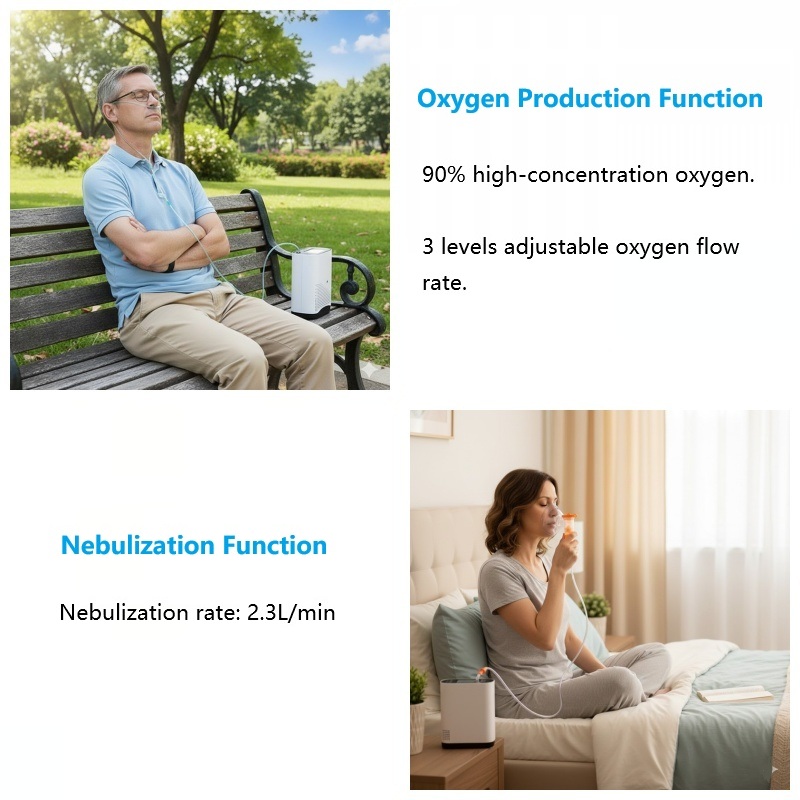 Intelligent Oxygen Therapy Device Portable Oxygen Concentrator