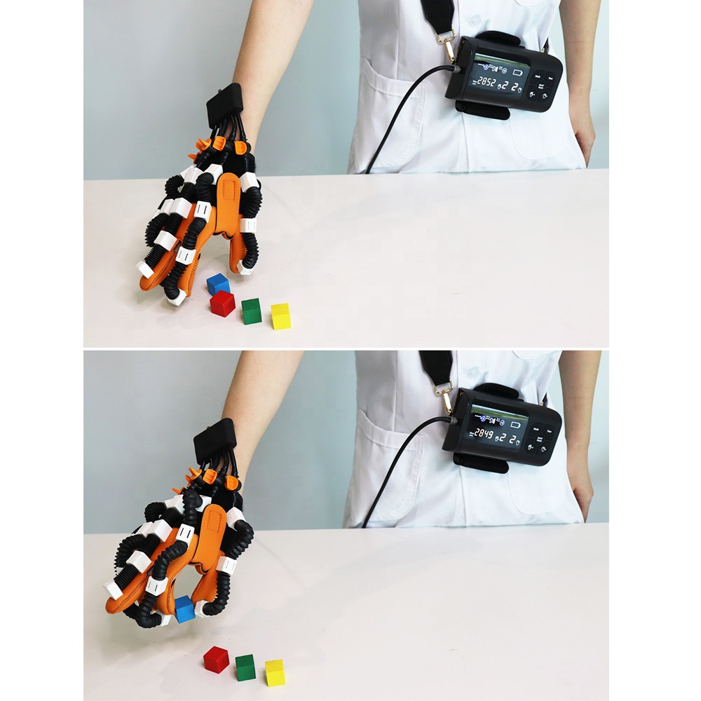Portable Robotic Finger Rehabilitation Glove for Hemiplegia Hand Therapy