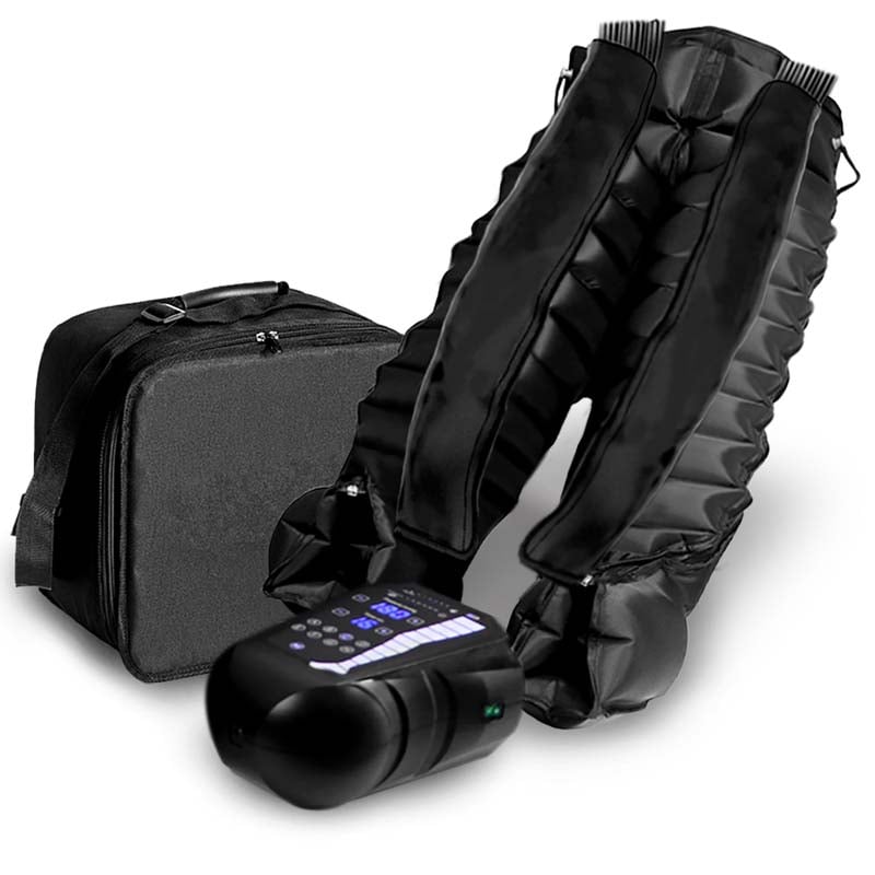 Rechargeable Air Compression Massager with 12 Chamber Pressotherapy Pants
