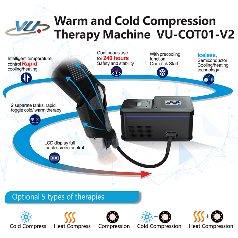 VU-COT01-V2 Advanced Hot and Cold Compression Physiotherapy System