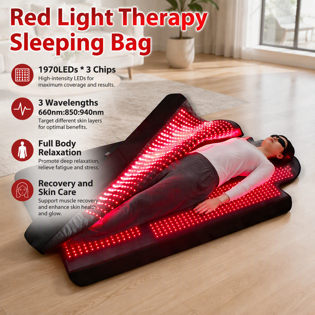 Smart Red-Light SPA Sleeping Bag Full Body Near Infrared Light Therapy Blanket