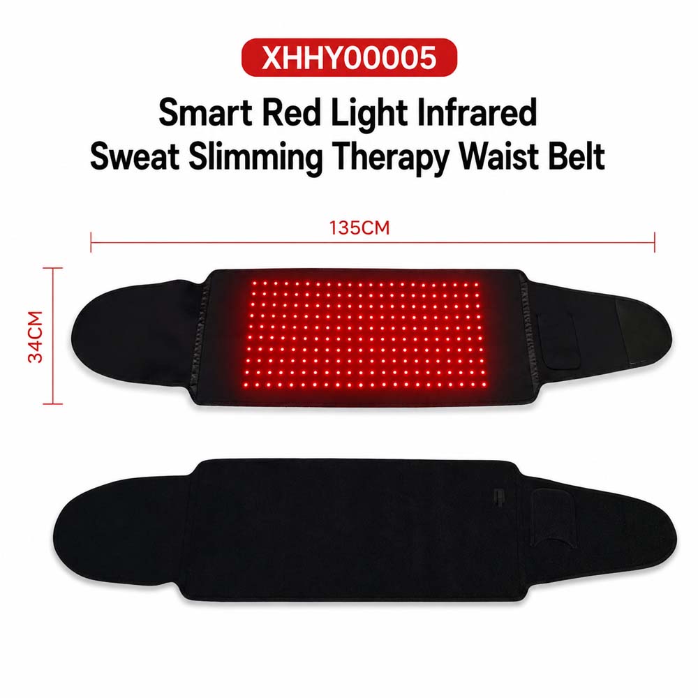 660nm 850nm red light infrared therapy waist belt for fitness recovery-6