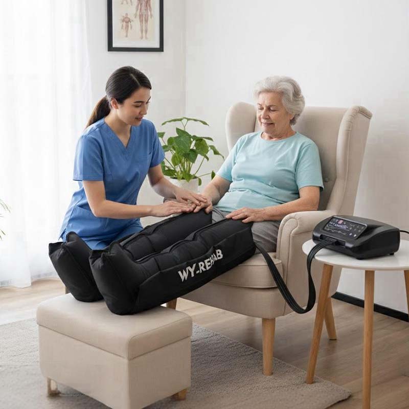 VU-NIPC02 4 Chamber Pneumatic Compression Leg Massager for Circulation