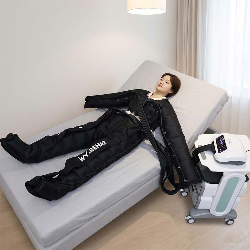 Combined Use: Full-Body Pressotherapy Lymphatic Drainage Suit