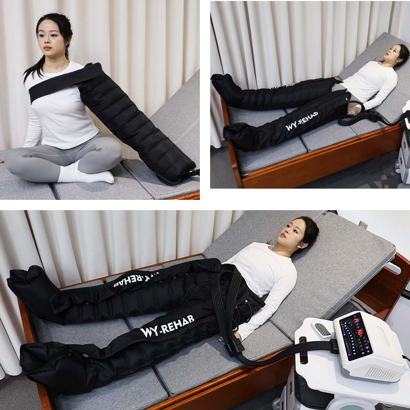 VU-IPC12 12 Chamber Air Compression Massage Boots for Leg Recovery
