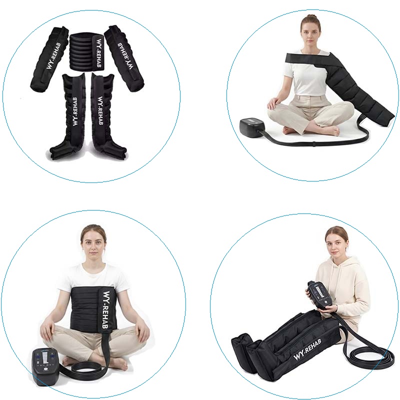 VU-IPCA8 8 Chamber Rechargeable Leg Compression Massager for DVT Prevention