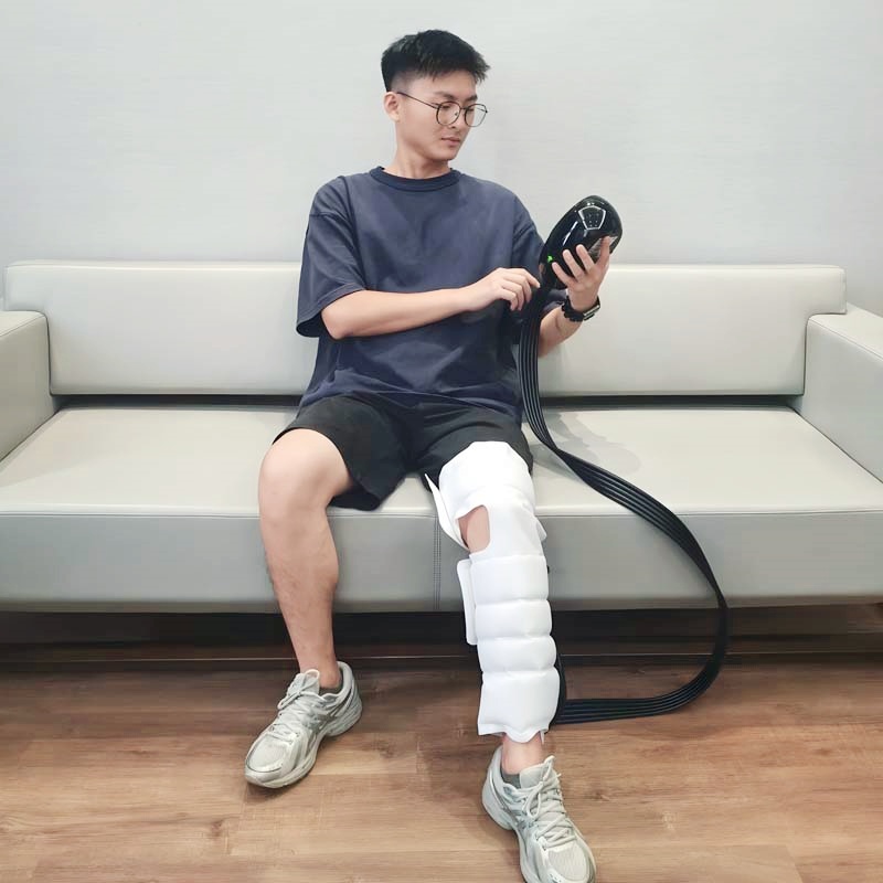 Portable 5-Chamber Air Compression Leg Massager for DVT Prevention