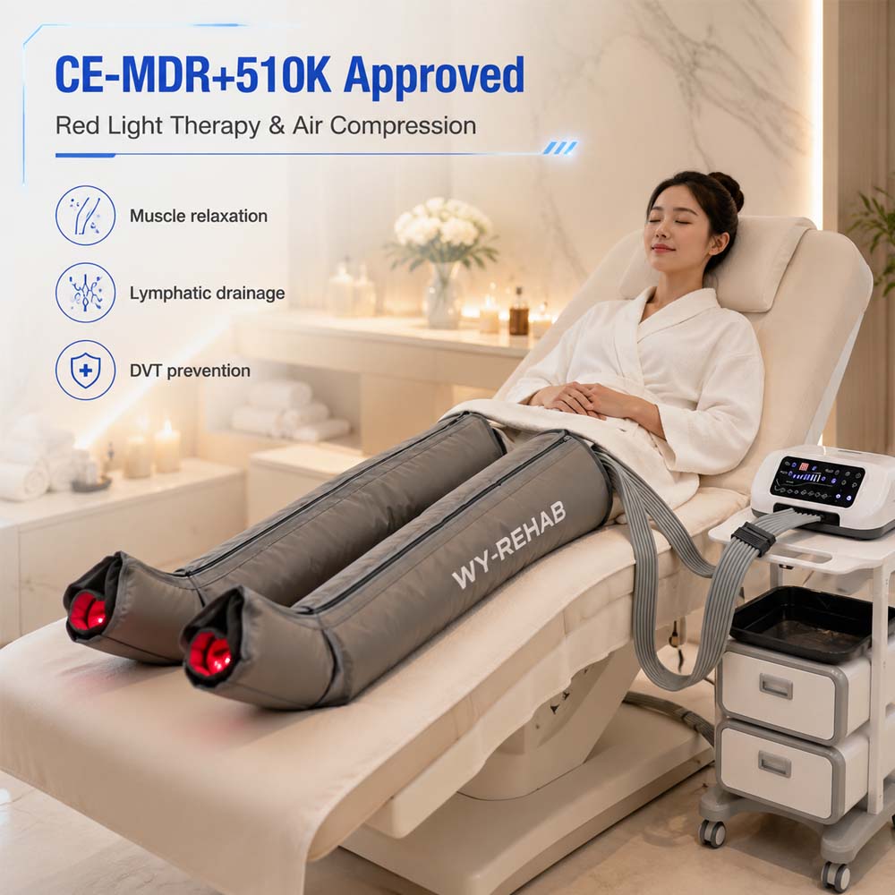 red light  air compression therapy leg massager for rehabilitation-5