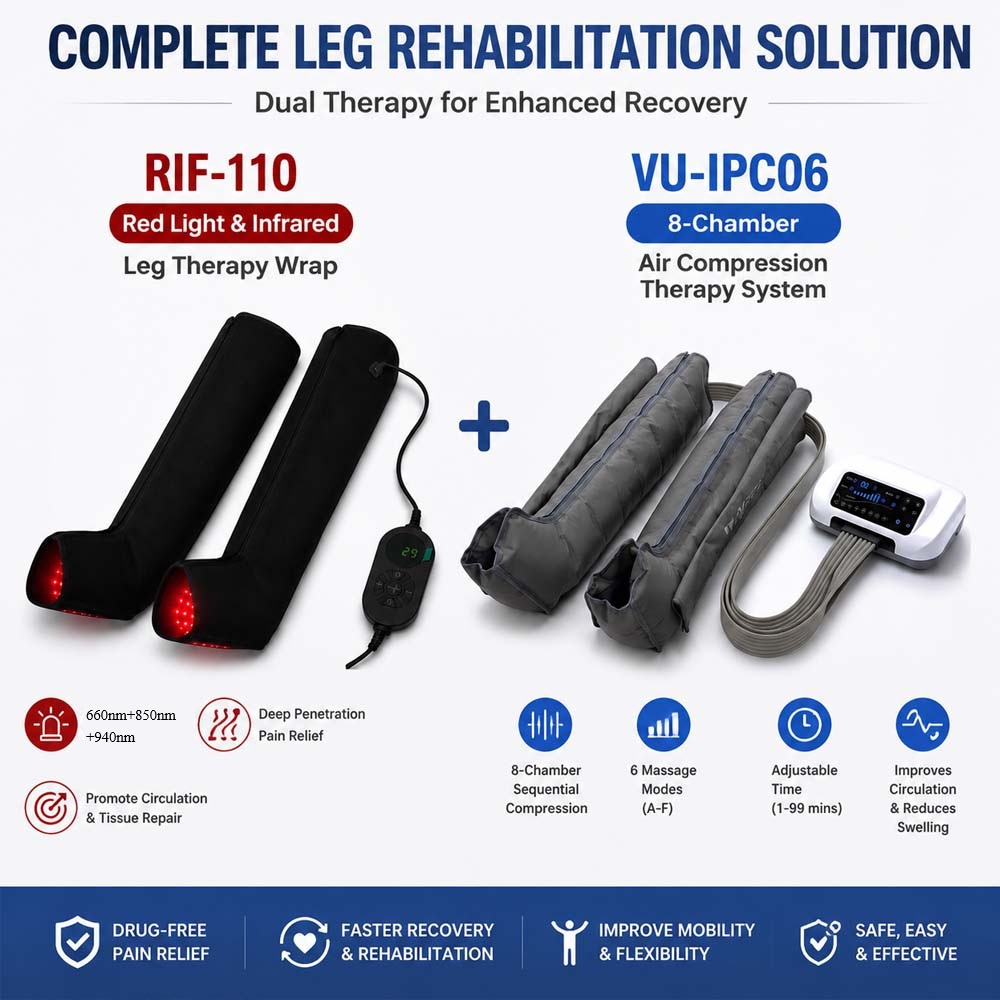 red light  air compression therapy leg massager for rehabilitation-6