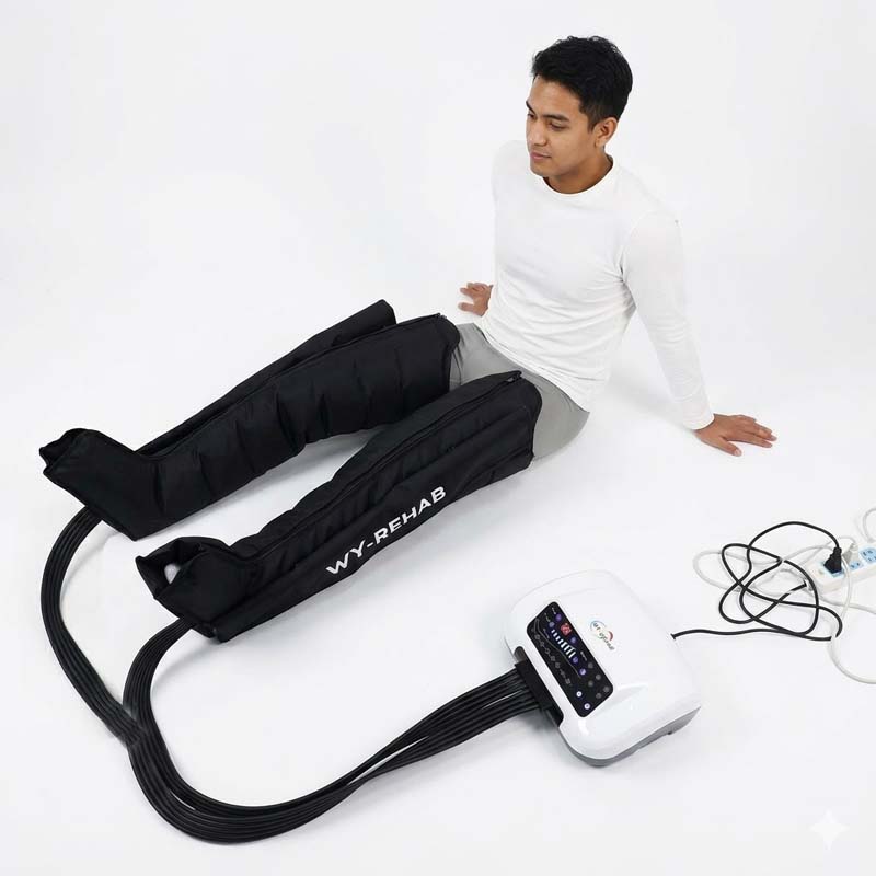 8-Chamber Leg Compression Boots