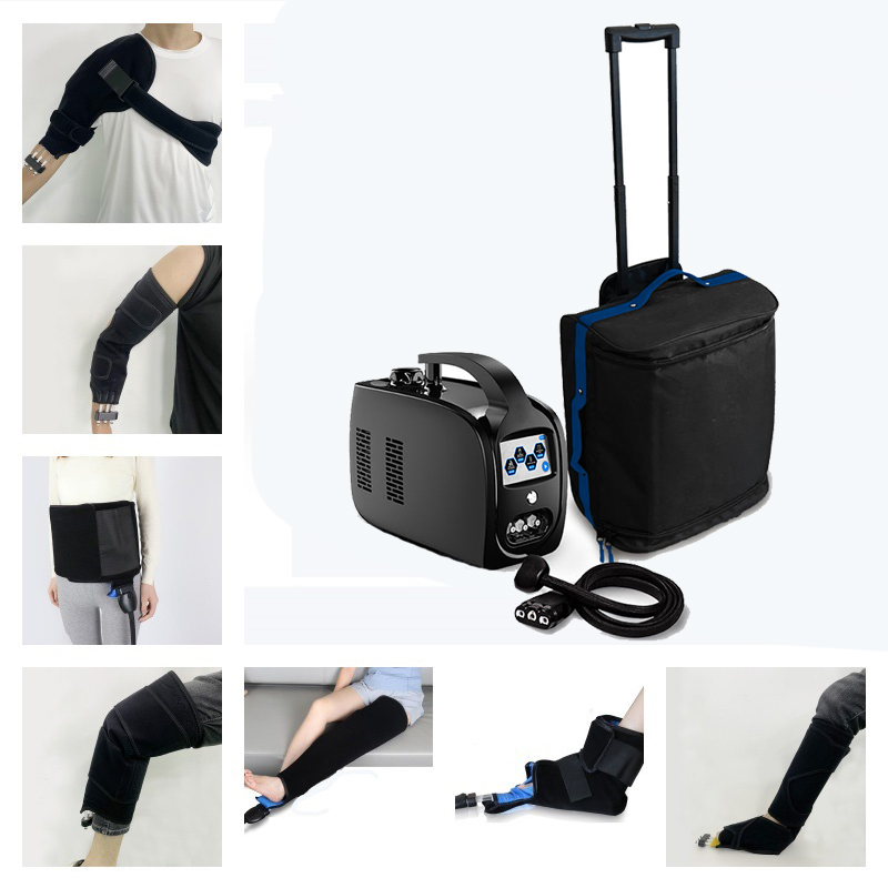 Dispositivo portátil VU-COT03 sem gelo para terapia fria e quente na recuperação esportiva