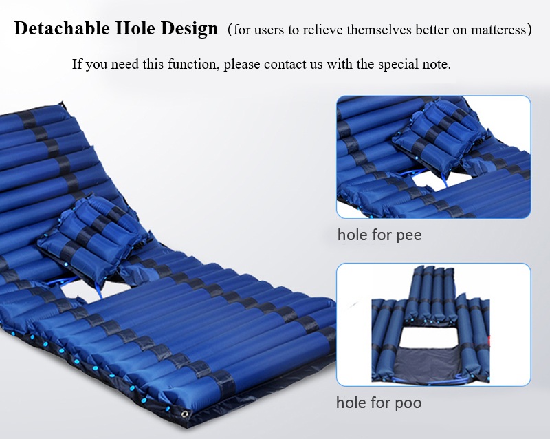 Smart Pump Alternating Pressure Air Mattress System with Auto Turning and 45° Sit-Up Support