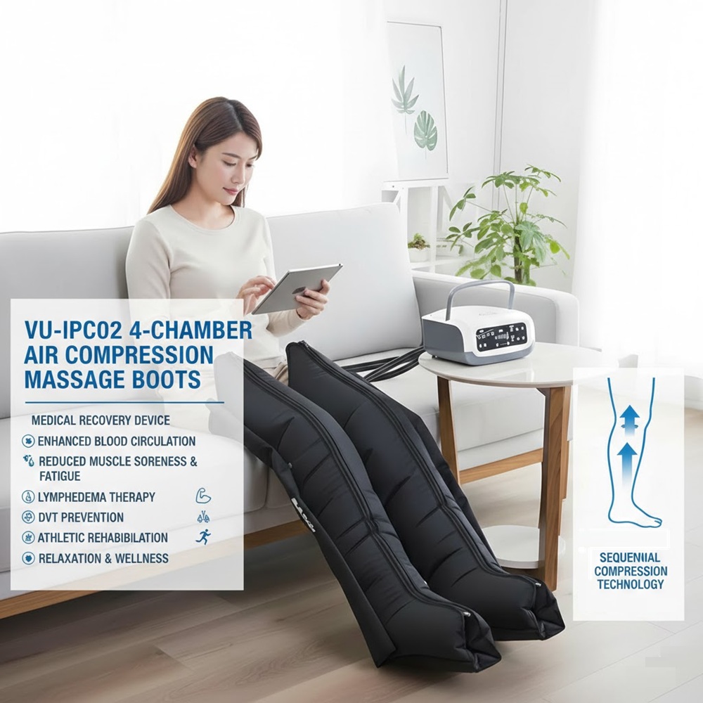 vu ipc02 4 chamber air compression boots for recovery  therapy-8