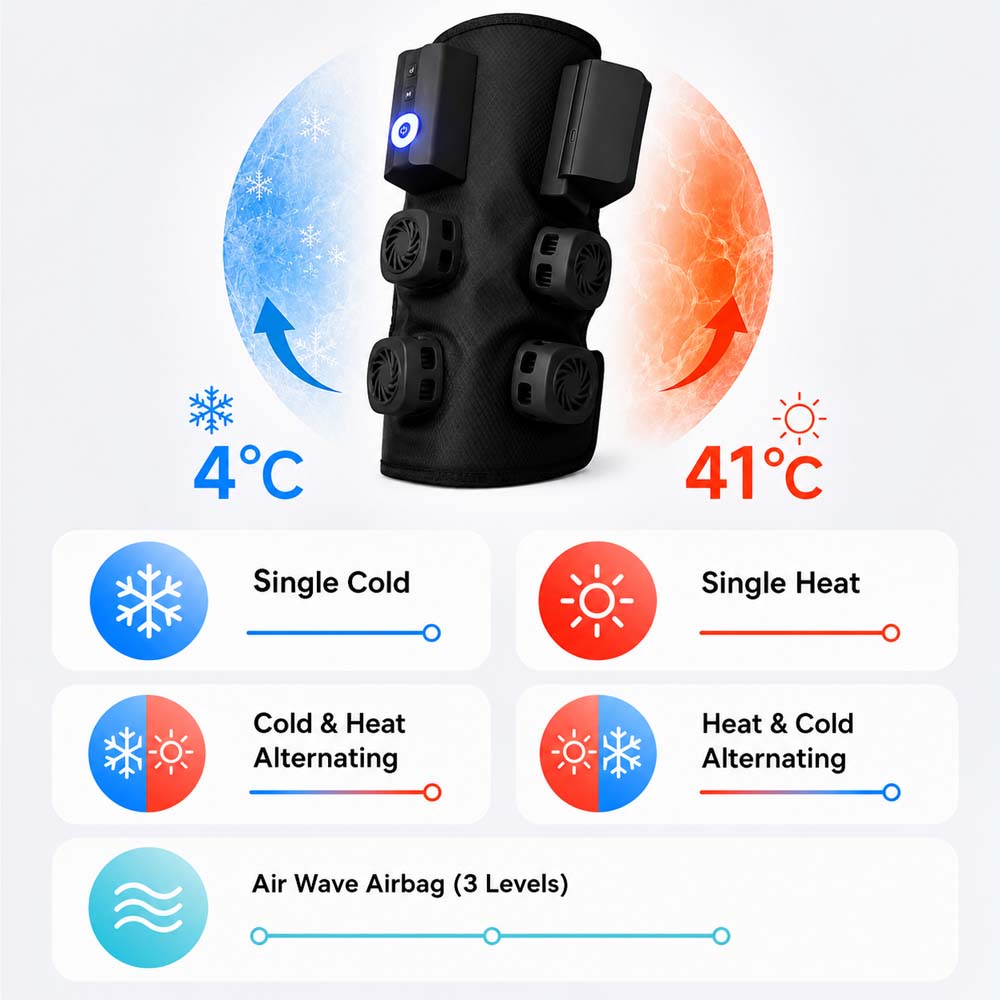 VU-CTM1 Rechargeable Cold Heat Alternating Compression Wrap