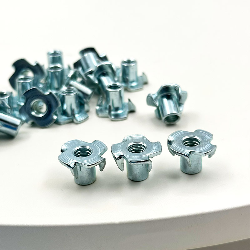 Wejoy Carbon Steel Galvanizing Cold Heading M6*12mm Tooth Four Jaw Nut