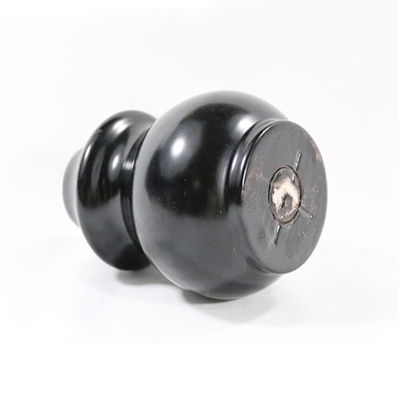 Wejoy Rivenditore Parti per Sedie Mobili Gamba per Letto in Legno Nero Altezza 10 cm