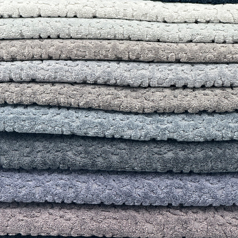 Wejoy Quality Elastic Dyed 480gsm Jacquard Chenille Fabrics for Autumn Sofa Cushion