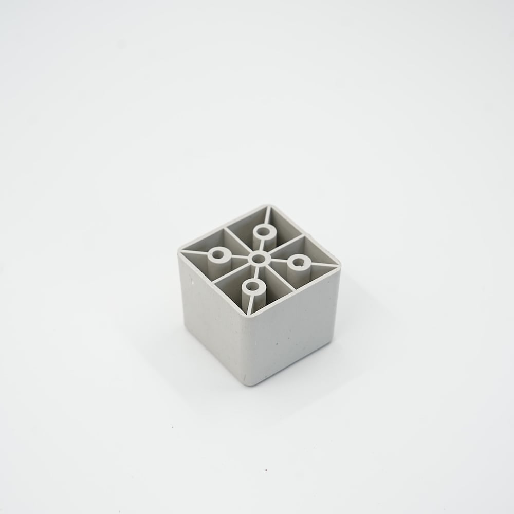 Wejoy 4,5 cm Hoogte Silwer ABS-plastieksofa-pote, kort vervangingspote vir meubels, moderne sofa-voete, stewige meubelhardeware-aksesorisse, groothandel