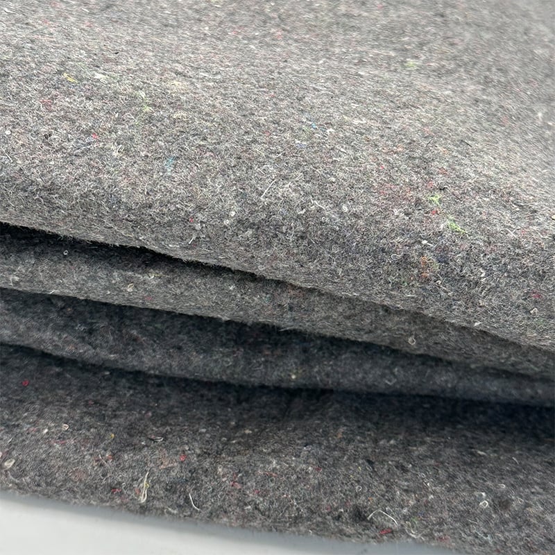 Wejoy Wholesale 800gsm Spunbond Needle-Punched Nonwoven Fabric Polyester Polypropylene Hot Pressed Geotextile for Furniture Automotive Heavy Duty Industrial Fabric Roll OEM Manufacturer