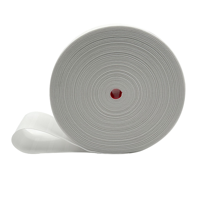 Wejoy Curtain Accessories 85mm Width Polyester White Woven Curtain Tape for Pencil Pleat Drapery Header Supplies Wholesale
