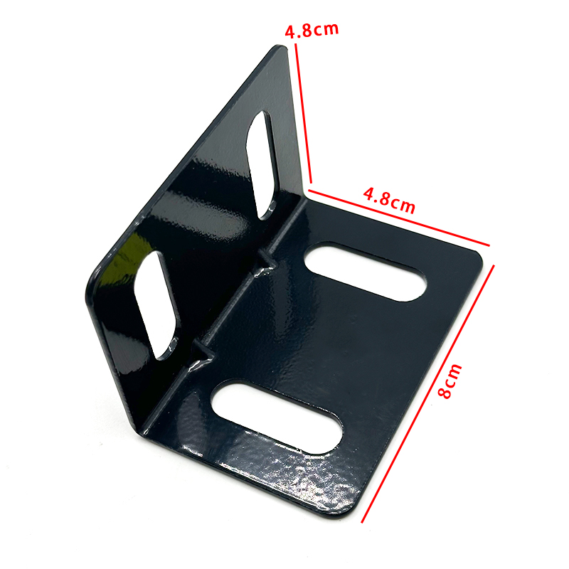 Wejoy Furniture Fixing Accessories Black Bracket Hinges for Bed Slat Heavy Duty Bed Support Hardware
