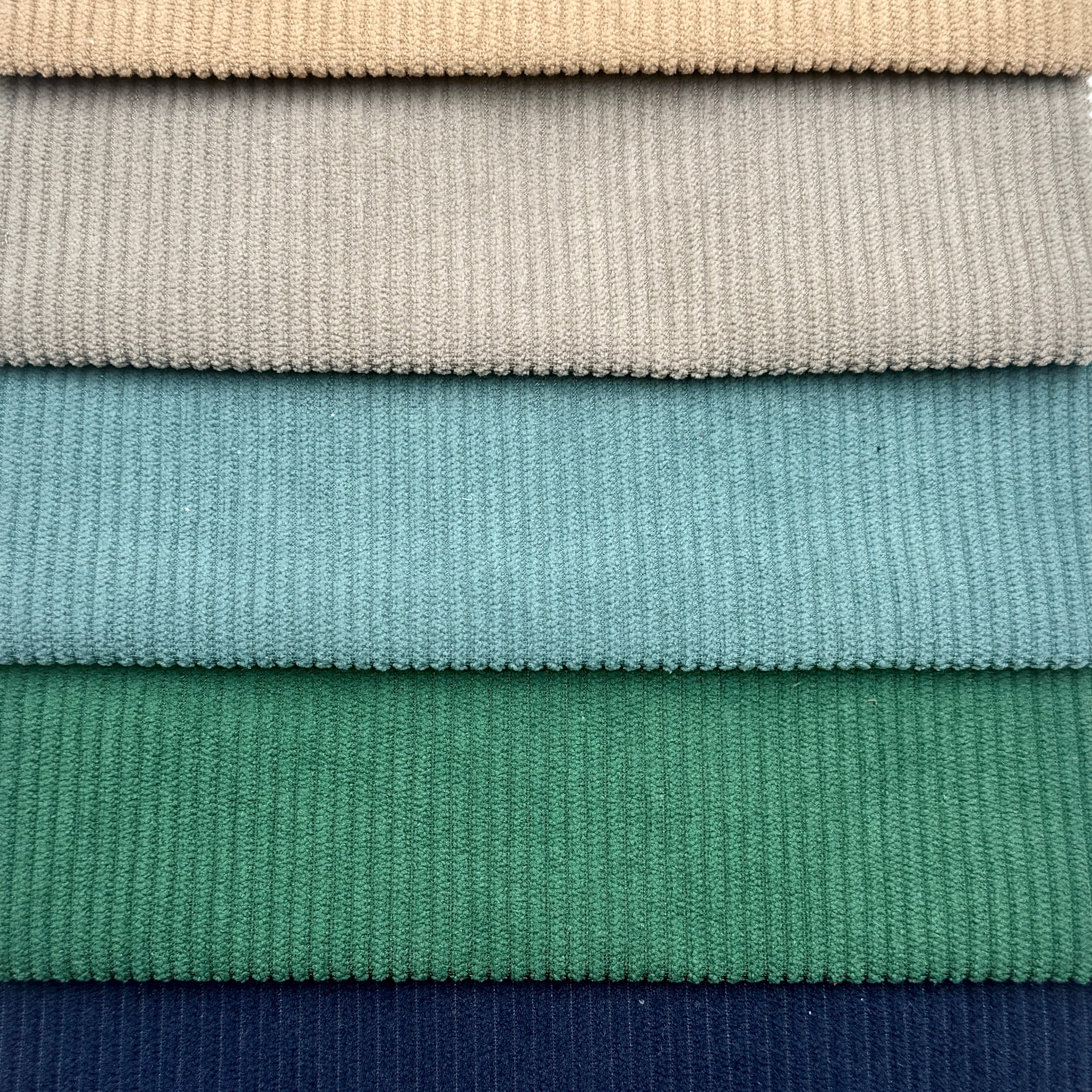 Wejoy nyt design, strikket corduroy-stof, kæde-type, 100 % polyester, enfarvet farvet velvet-polsterstof til sofaer, corduroy-stof