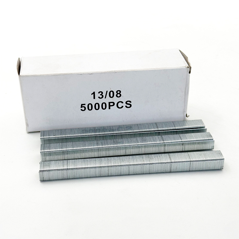 Đinh bấm Wejoy mã 1308, chiều dài chân 8 mm, mạ kẽm, dùng cho búa đóng đinh thủ công, đinh bấm dây mảnh, đầu đinh bấm hình vòm, dùng trong bọc nệm, đồ nội thất, vải, gia công gỗ và phụ kiện cơ khí