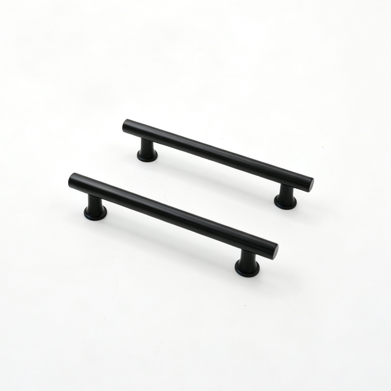 Maniglie per mobili Wejoy in acciaio inossidabile, lunghezza 17 cm, colore nero; ferramenta per mobili, tiranti per cassetti, maniglie per cucina, maniglie per armadi, tiranti per armadi, maniglie moderne per mobili, accessori per mobili, maniglie a barra lunga, maniglie per cassetti, tiranti per mobili, maniglie per comò, maniglie per armadi a muro