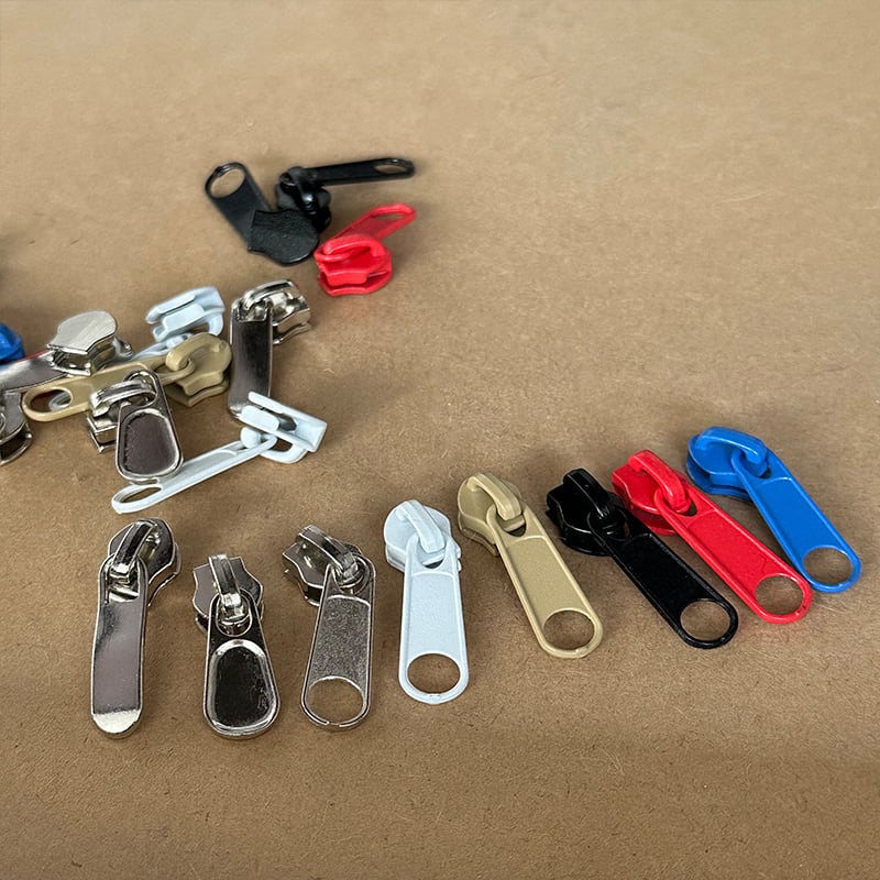 Wejoy - suurpakkausmyynti nyloni-kierteisistä vetoketjuista | DIY-vetoketjun vetäjäpää ompelua varten, esimerkiksi rahapussien ja vaatteiden valmistukseen | automaattilukittavat vetoketjut vaihto-osina | OEM-valmistaja