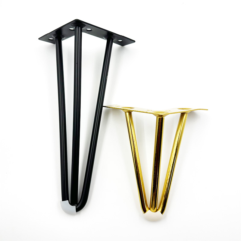 Wejoy Wholesale Easy Installation Metal Sofa Legs Sofa Corner Leg Metal Feet Stable Furniture Modern Folding Table Legs