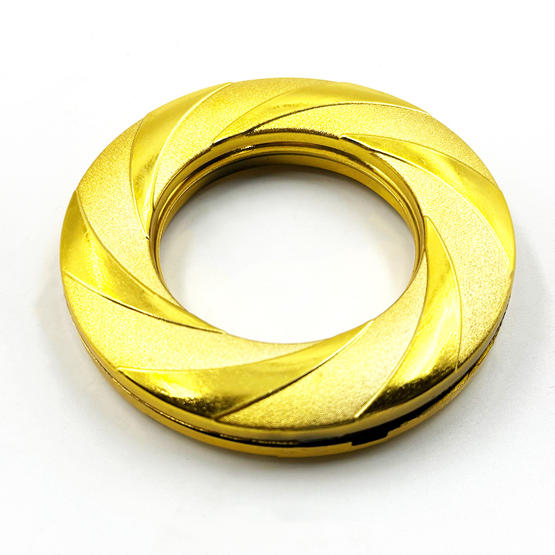 Wejoy Wholesale Curtain Accessories Other Furniture Accessories Gold Plastic Curtain Ring Metallic Finish Drapery Rings Luxury Look Window Hardware Bulk Supplies