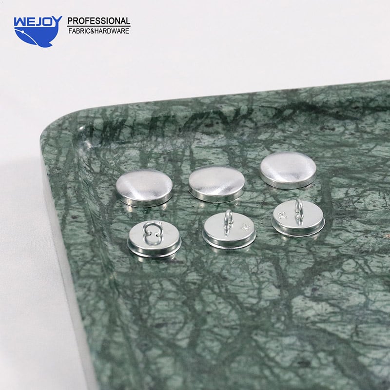 Wejoy Wholesale Decorative Furniture Button Covers Waterproof Metal Parts Hardware Furniture Cover Buttons