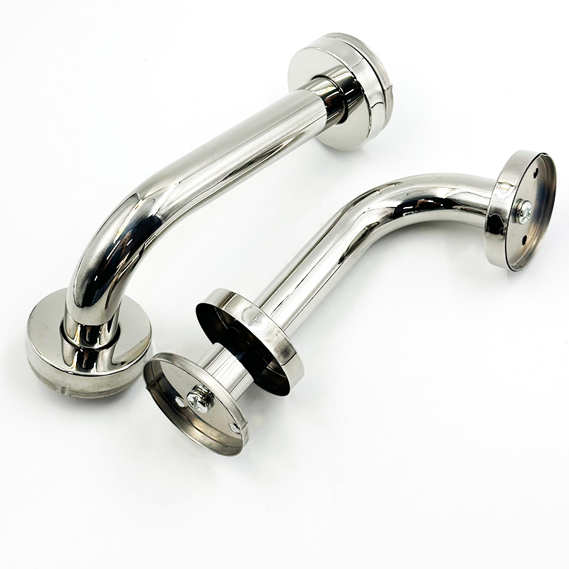 Wejoy Silwer Roestvrye Staal Ellebooghandvatsel met Dubbele Bedekking, Oopdeurhandvatsel, Kasgrepe, Laaigrepe, Industriële Hardeware, Chroomgrepe, Swaarlasdeurhandvatsels