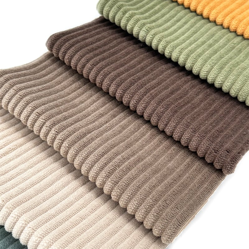 Wejoy 4,5-rille bred stribe-kordoroy-stof til pudehylstre, opbolstring og kraftig indredecorationsbrug – sofa-, pude- og DIY-materiale, engros salg pr. meter