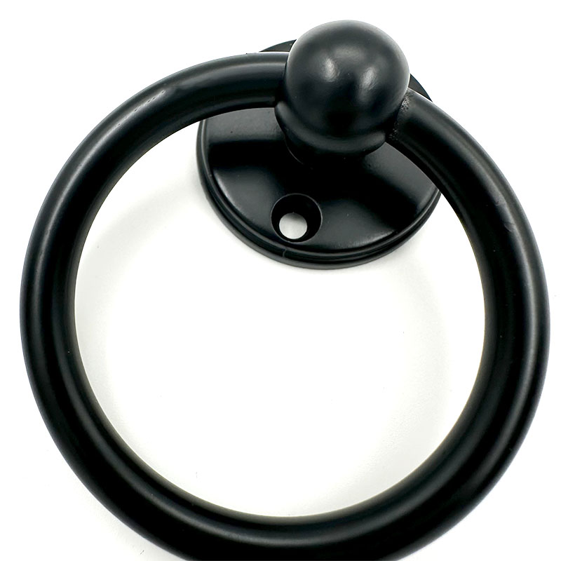 Wejoy Factory Black Round Furniture Pull Door Handle Knobs for Kitchen Cabinet Drawer Hardware Matte Black