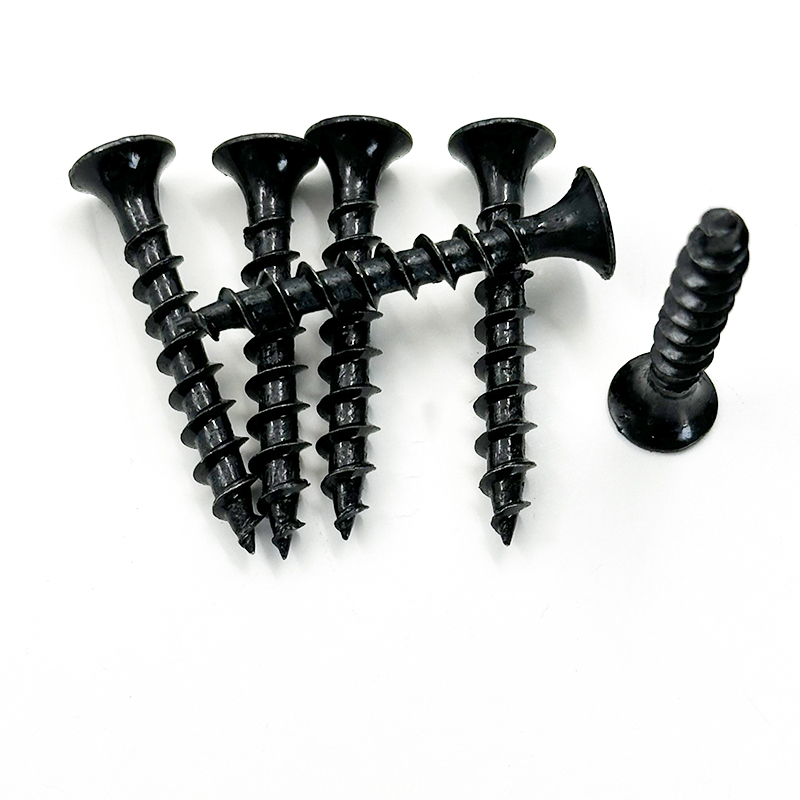 Đinh vít tự khoan Wejoy M8 x 32 mm màu đen, đầu chìm, ren nhanh dành cho gỗ, đầu lục giác chìm, làm từ thép carbon, phụ kiện cố định dùng trong lắp đặt đồ nội thất