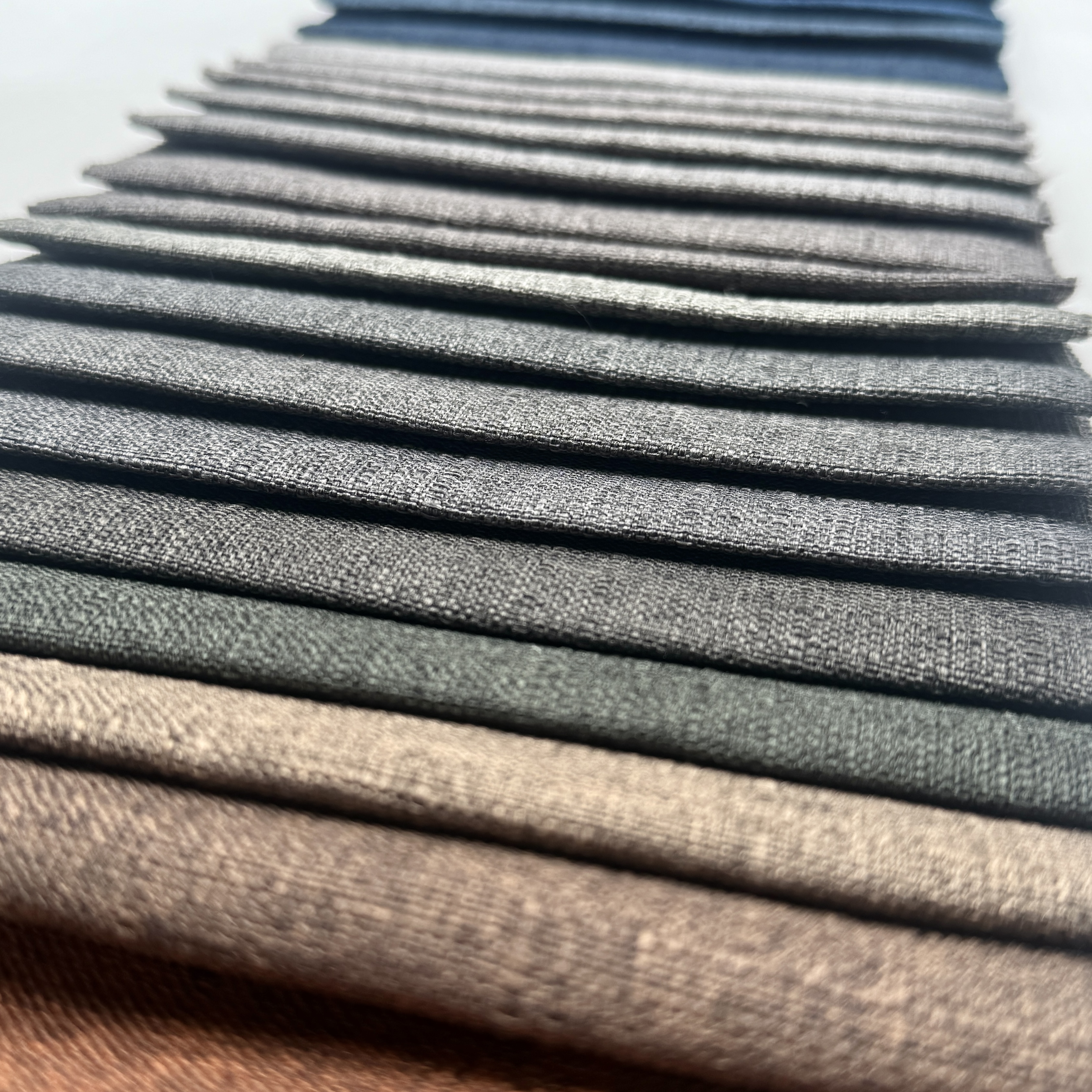 Wejoy – Tessuto decorativo per divani in lino sintetico da 230 g/m², best seller: tessuto in polilino al 100% poliestere, tessuto per tappezzeria tinto in pasta e a tinta unita