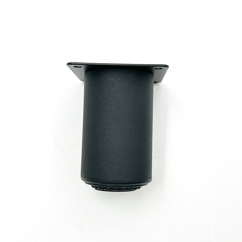 Wejoy justerbare metalbordeben i mat sort rustfrit stål, 5 cm, 8 cm, 10 cm