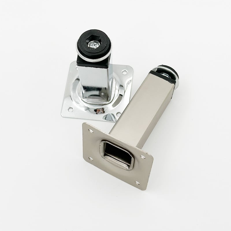 Wejoyホームファニチャー 金属パイプ製家具脚 調節可能な高さのベッドベース用脚 クロム仕上げ テーブル脚 キャビネット脚 ソファ脚