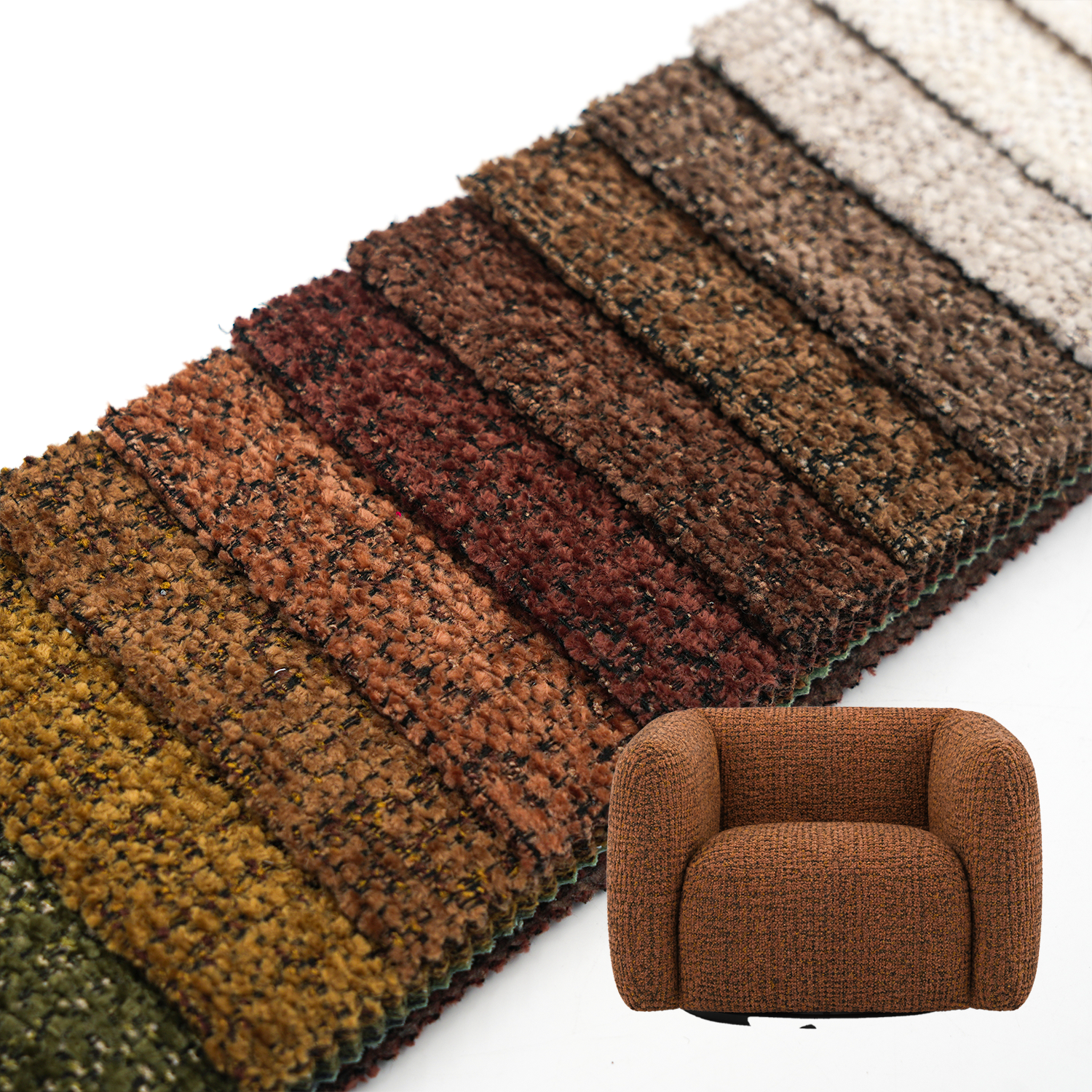 Táblaíocht Wejoy 400gsm le chenille jacquard do shiopaí sófa | Táblaíocht shófa 100% poliatheirín, le téacsúr, le ciorcail, 147cm | OEM agus príomhghníomhaíocht ar thógáil do theach