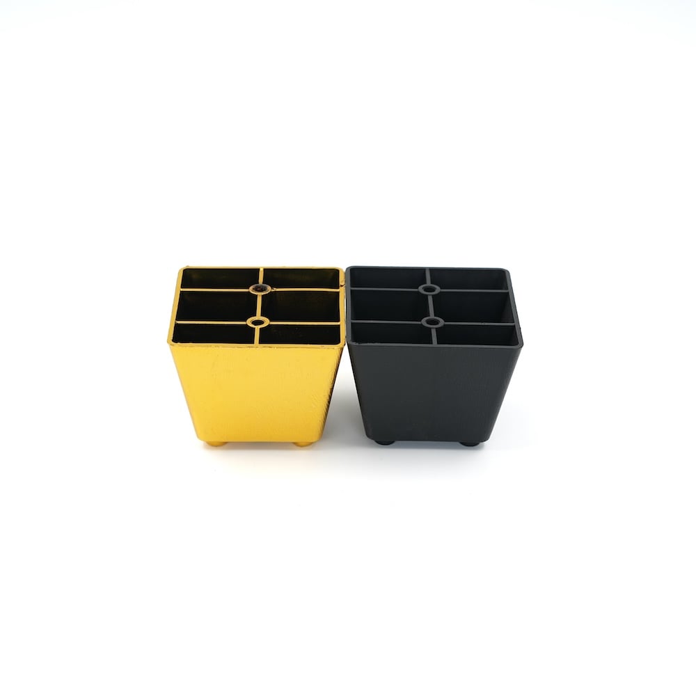 Wejoy ABS-plastieksofa bene met ’n hoogte van 6 cm, roosterversterkingsstruktuur, vervangingsbene vir meubels, stewige meubelvoete, hardeware, groothandel