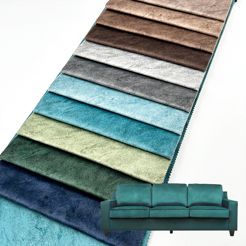 Wejoy Home Textile Floral Printed Plush Velvet Spandex Fabric Wholesale Upholstery Supplier High Quality Sofa Chair Fabric Durable Stretch Upholstery Textile for Furniture Home Decor Commercial Projects