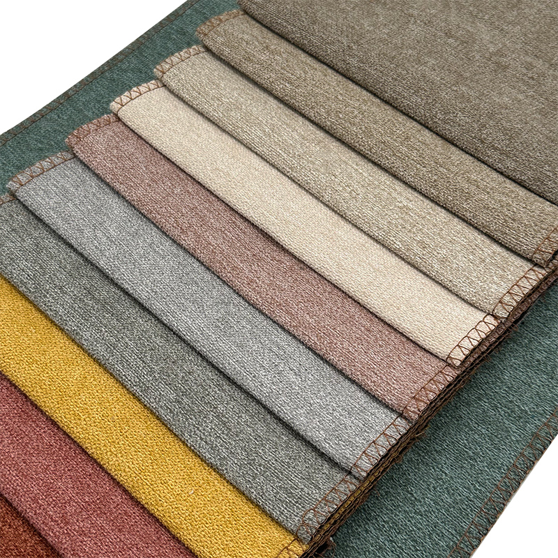 Wejoy Home Deco Textile 100% Polyester 260gsm Linen Look Fabric Washable Linen Upholstery Fabric