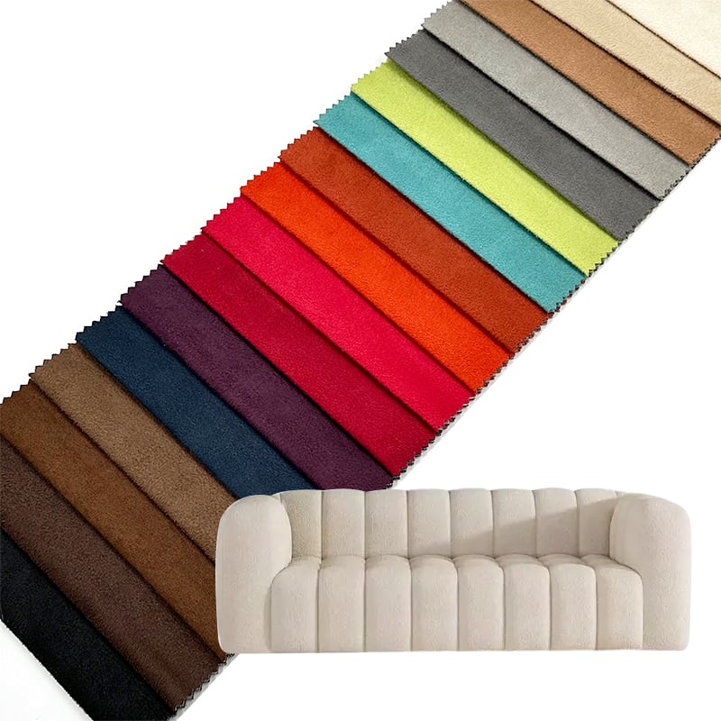 Wejoy Qualitätskunstleder aus 100 % Polyester, 220gsm, synthetisches Wildlederstoff