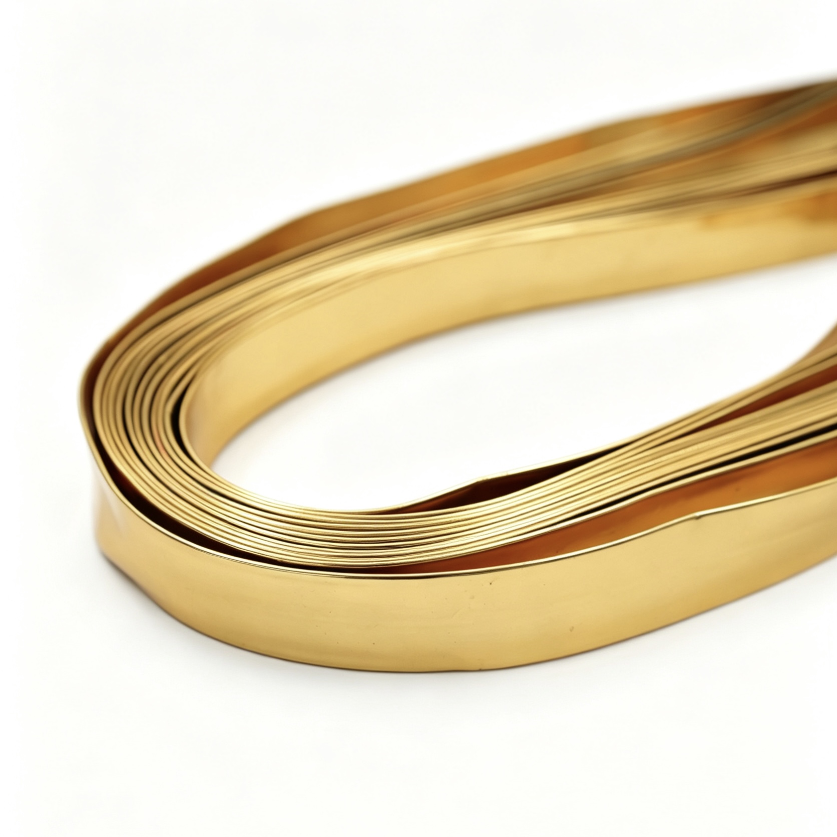 Wejoy PVC randbandjieband, goue kleur, nie selfklevend nie, vir meubels, randversiering vir 5–50 mm, buigsaam, vir kasrande, vir kombuisplaat, DIY versierende randversiering, enkele rol